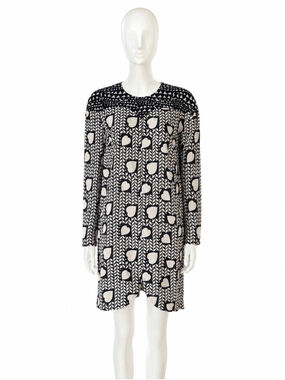Stella McCartney Heart Print Shift Dress – IT 42